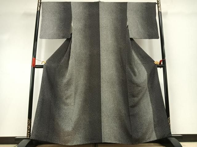 平和屋着物●上質な小紋　箔散らし文様　正絹　逸品　AABI1719fy