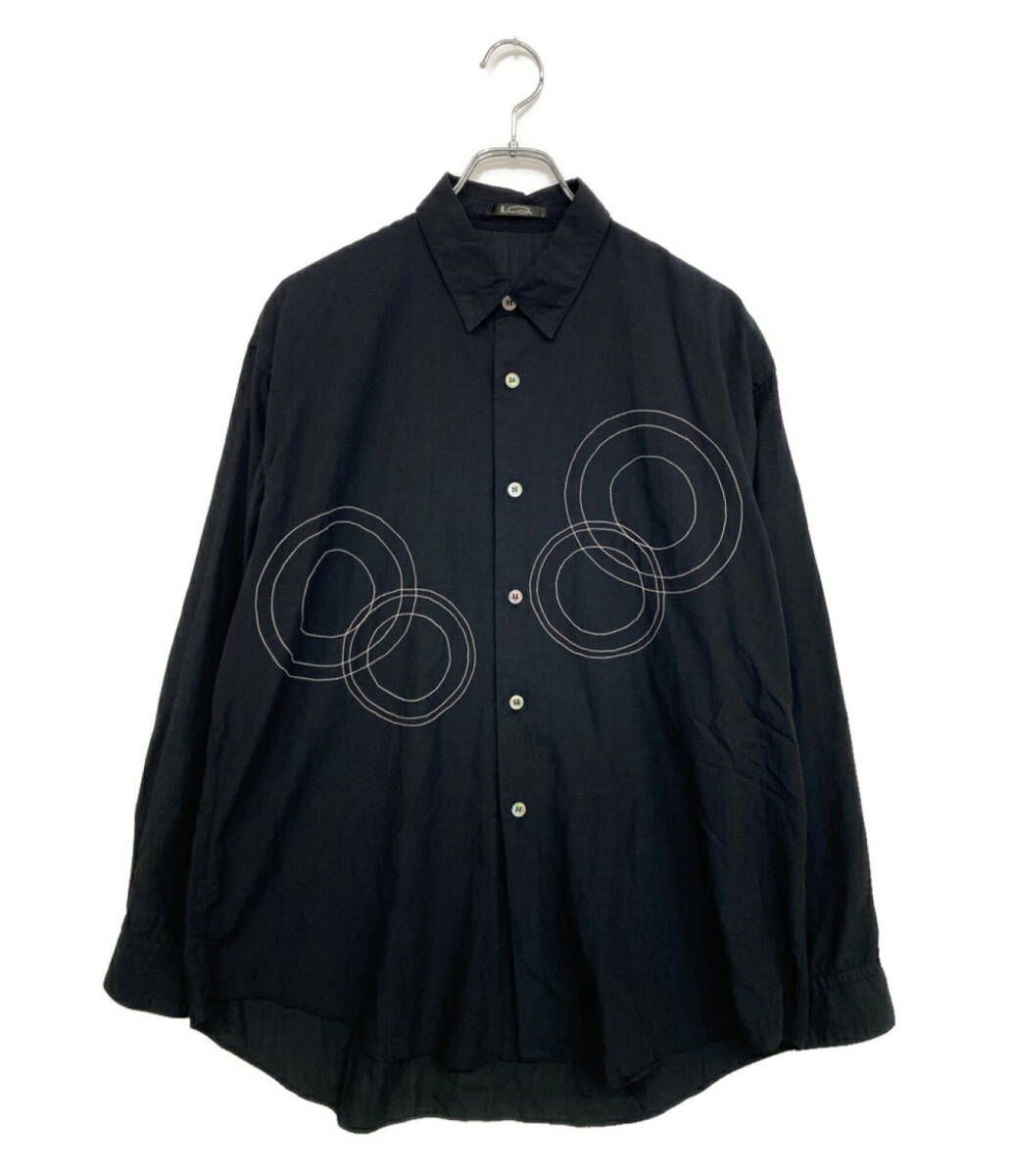 ヨウジヤマモト 長袖シャツ レーヨン混 刺しゅう長袖シャツ archive 0362-09-201-88 メンズ SIZE - LQ MEN YOHJI YAMAMOTO
