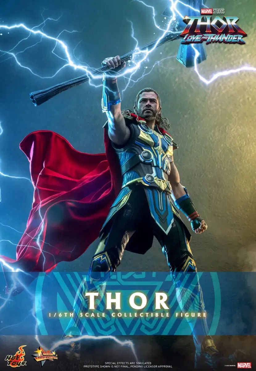ホットトイズ Thor: LOVE AND THUNDER 約傷 1/6 フィギュア