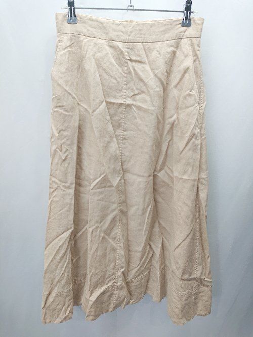 ◇ green label relaxing グリーンレーベル UNITED ARROWS ロング フレア スカート サイズ38 ベージュ系 レディース E 【1406180096748】