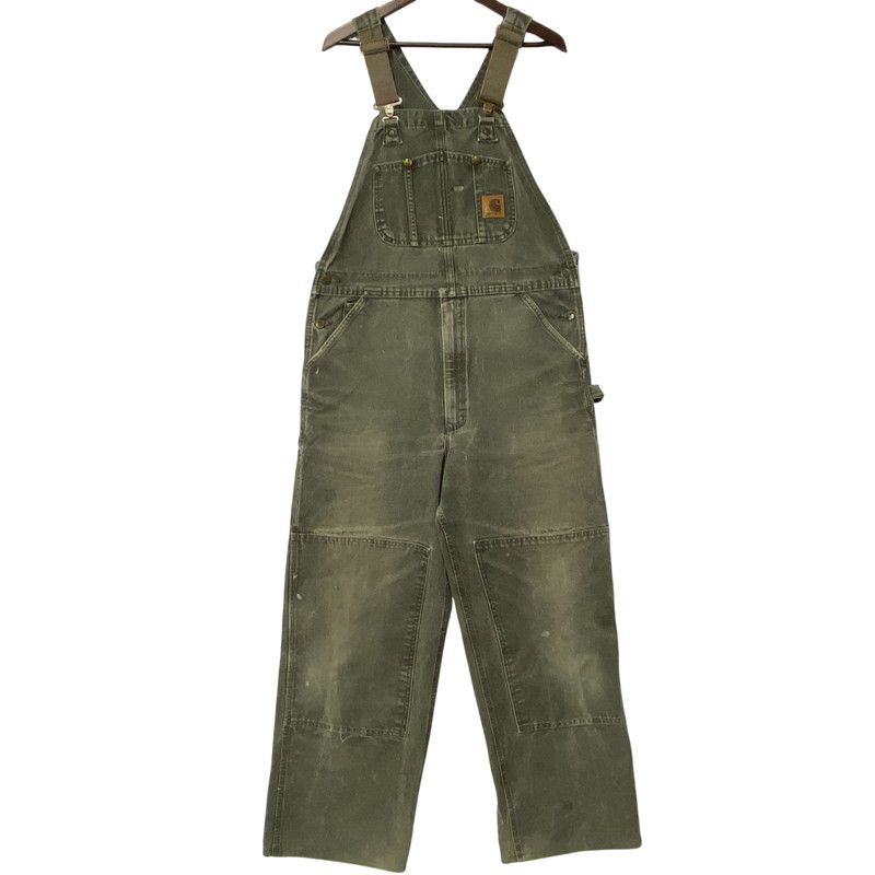 【現状渡し品】 CARHARTT カーハート R06 MOS 03年製 USA製 00S DOUBLE KNEE PAINTER OVERALLS ダブル ニー ペインター オーバーオール 【146-260515-ya-07-izu】