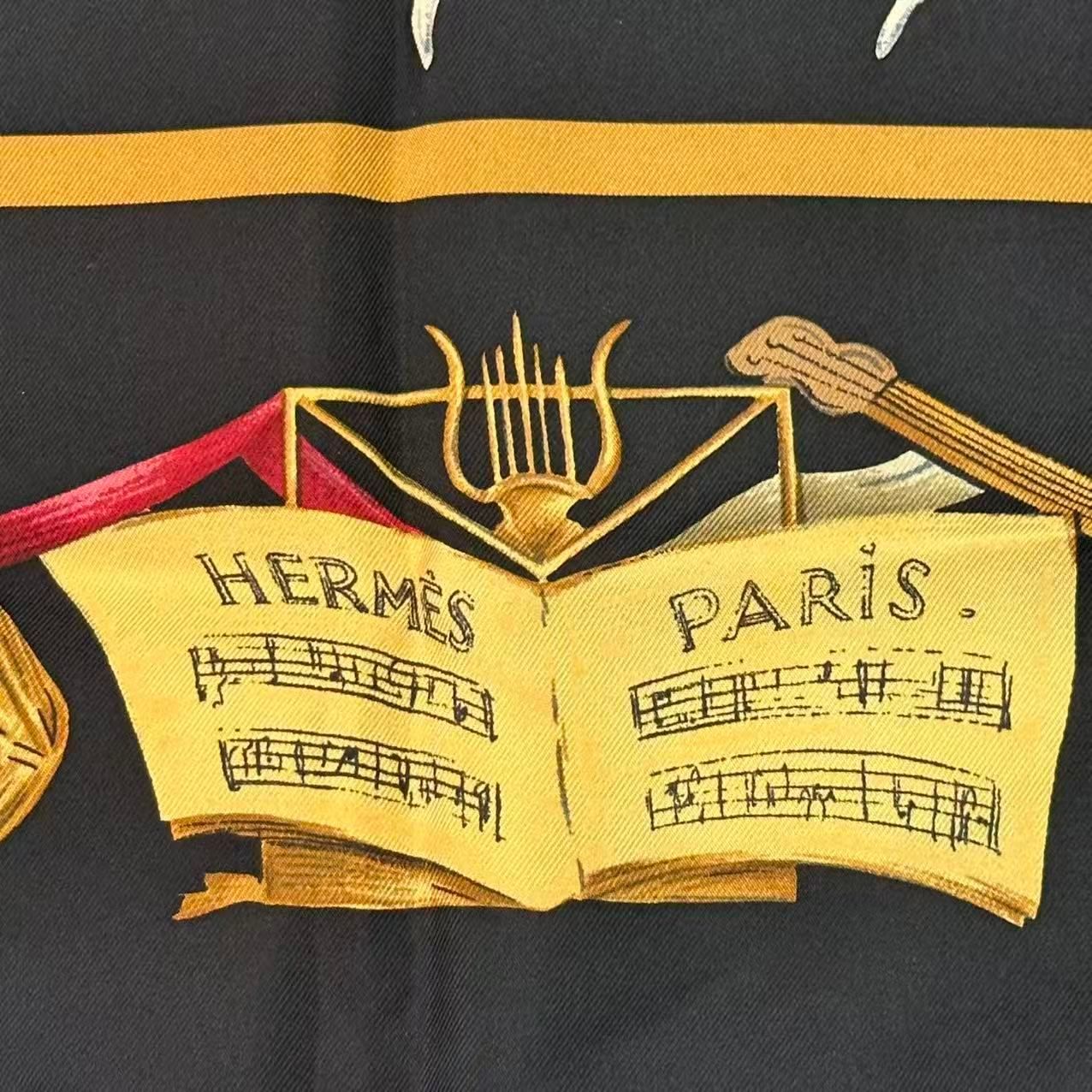 極美品 HERMES エルメス カレ90 スカーフ シルク La Dance バレエの