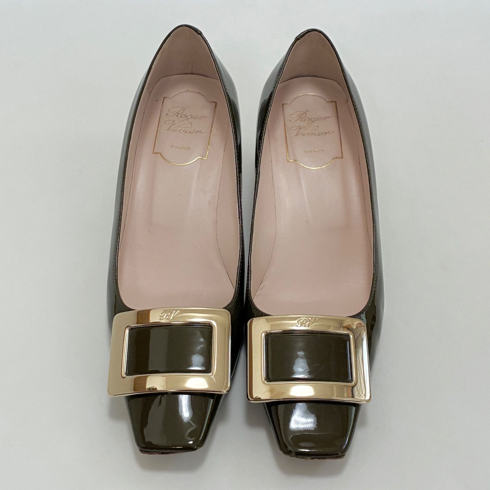 Roger Vivier ロジェヴィヴィエ☆スクエアトゥ パンプス BELLE VIVIER