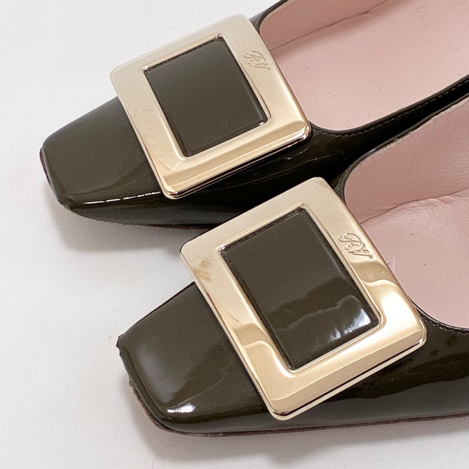 Roger Vivier ロジェヴィヴィエ☆スクエアトゥ パンプス BELLE VIVIER