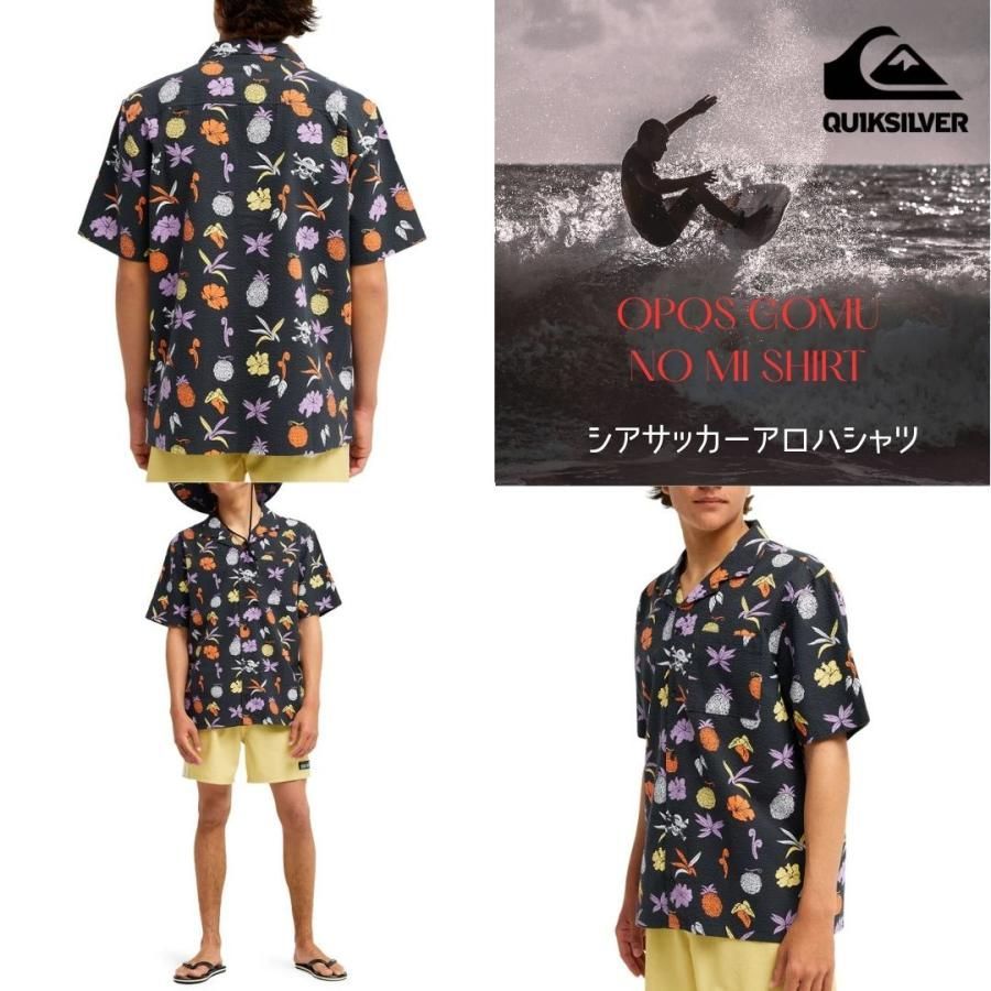 クイックシルバー 【ONE PIECE X QUIKSILVER】 シアサッカーアロハシャツ シャツ
