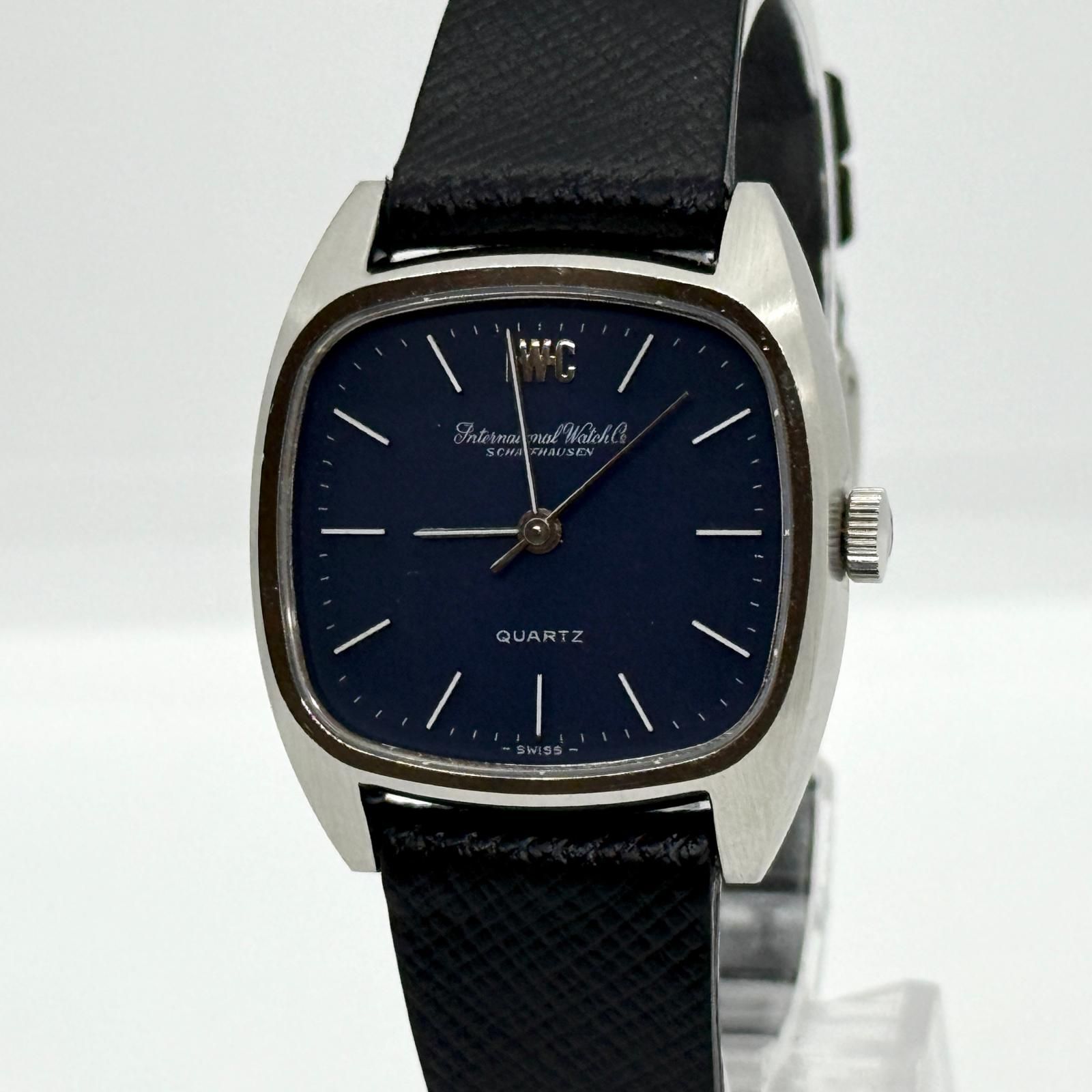 IWC SCHAFFHAUSEN アイダブリューシー シャフハウゼン 582.379 ネイビー QZ レディース 腕時計 稼働品