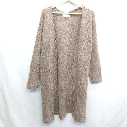 ◇ B:MING by BEAMS ビーミングバイビームス 長袖 カーディガン サイズONE ブラウン系 レディース E 【1406180103798】