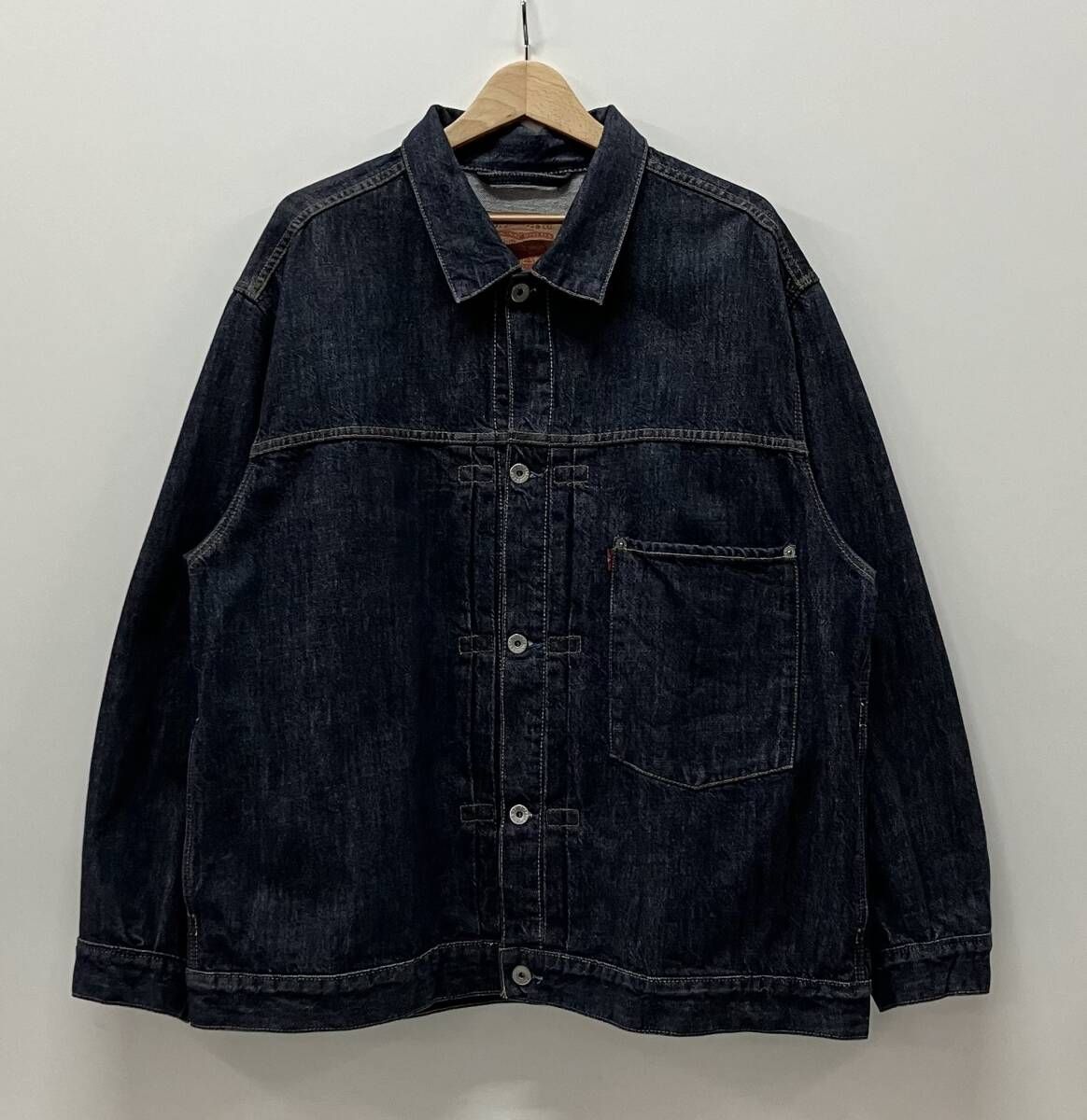 LEVI'S リーバイス 70501-0404 Gジャン(デニムジャケット) EURO ユーロ ボタン裏T30 1st大戦 サイズXL ブルー ボルム100% チュニジア製