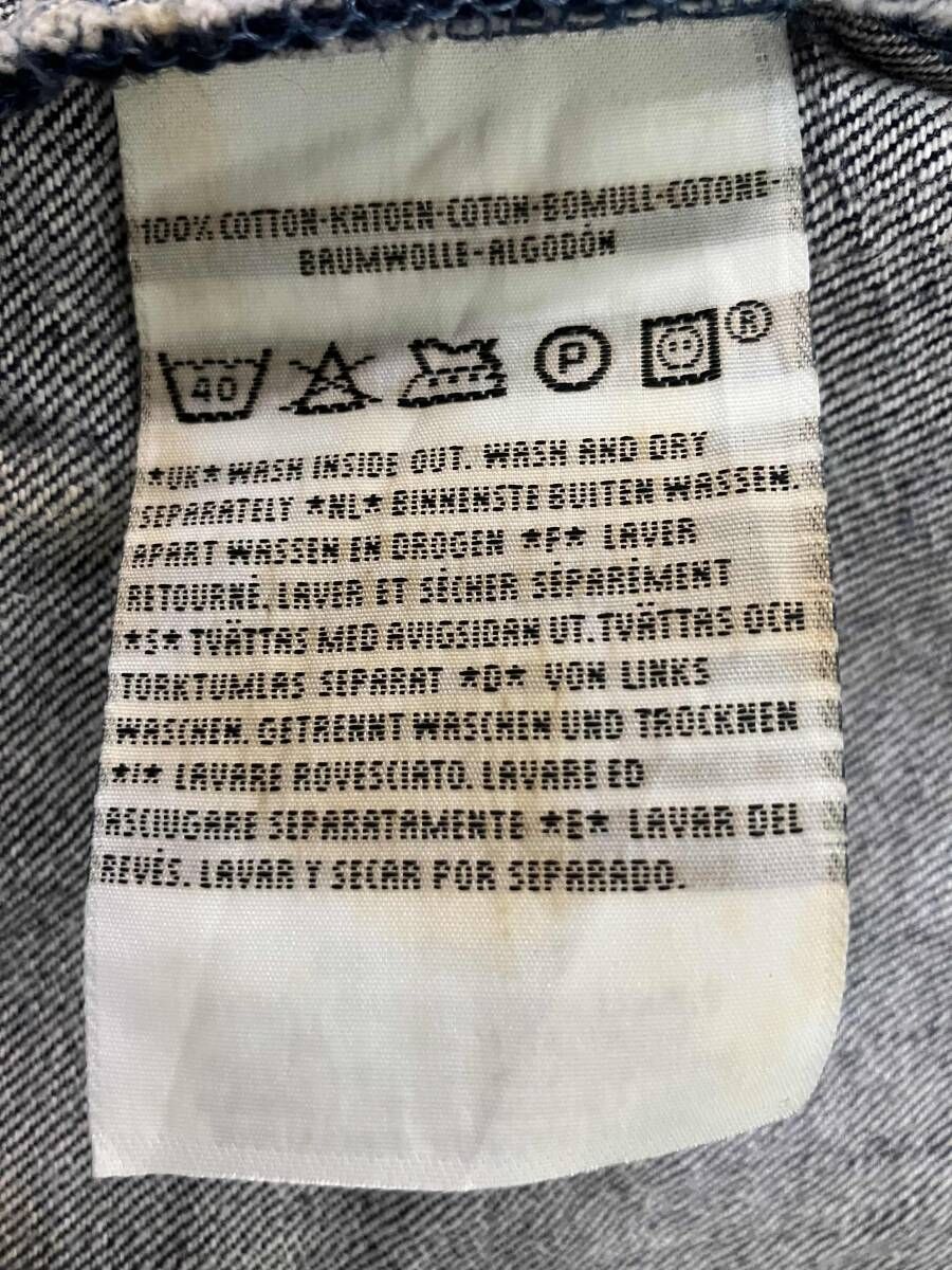 LEVI'S リーバイス 70501-0404 Gジャン(デニムジャケット) EURO ユーロ ボタン裏T30 1st大戦 サイズXL ブルー ボルム100% チュニジア製