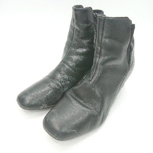 ■ Clarks クラークス ショート ブーツ サイズ23.5 ブラック系 レディース E 【1406180106171】