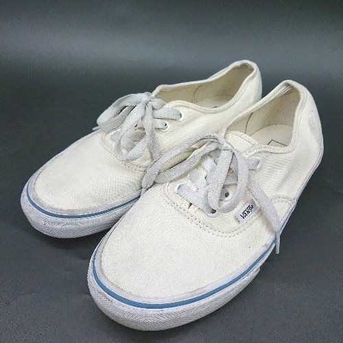 ◇ VANS ヴァンズ スニーカー サイズ24.0 アイボリー レディース E 【1406180105242】
