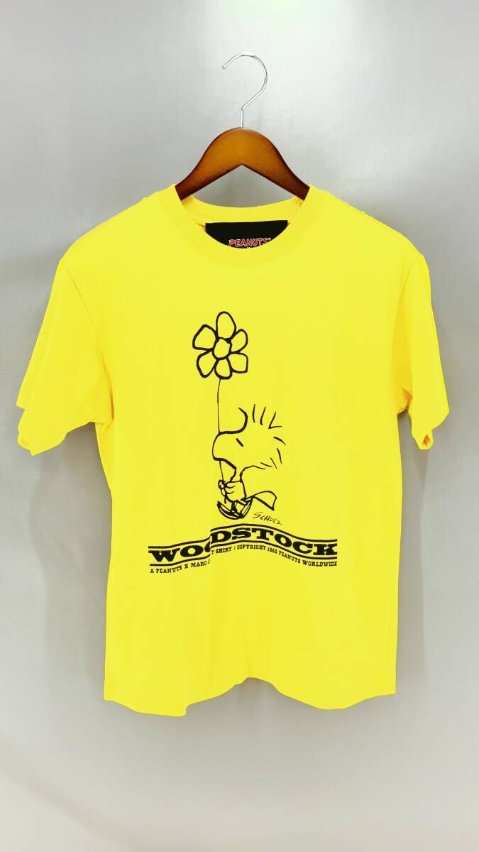 ★ MARC JACOBS マークジェイコブス ピーナッツ 半袖Tシャツ カットソー snoopy レディース サイズS イエロー 夏