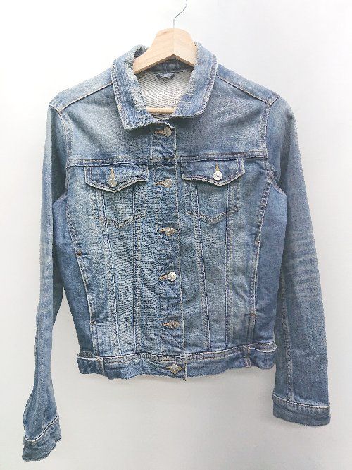 ◇ ZARA BASIC Z1975 DENIM ザラベーシック 長袖 デニム ジャケット サイズ USA S MEX 26 ブルー系 レディース P 【1406240009282】