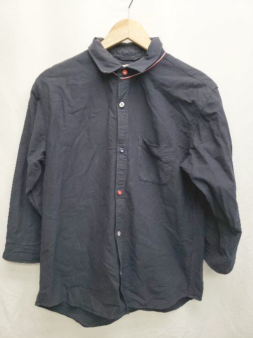 ◇ BEAMS ビームス 長袖 シャツ サイズL ネイビー レディース P 【1406240011346】