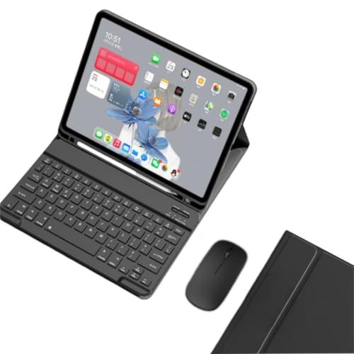 マウス付き Xiaomi Pad 7 / Pad 7 Pro 11.2インチ用 キーボードケース 可愛い カラーキーボード シャオミ Xiaomi Pad7 Pro用 カバー ペン収納可能,ブラック shu ed6042de