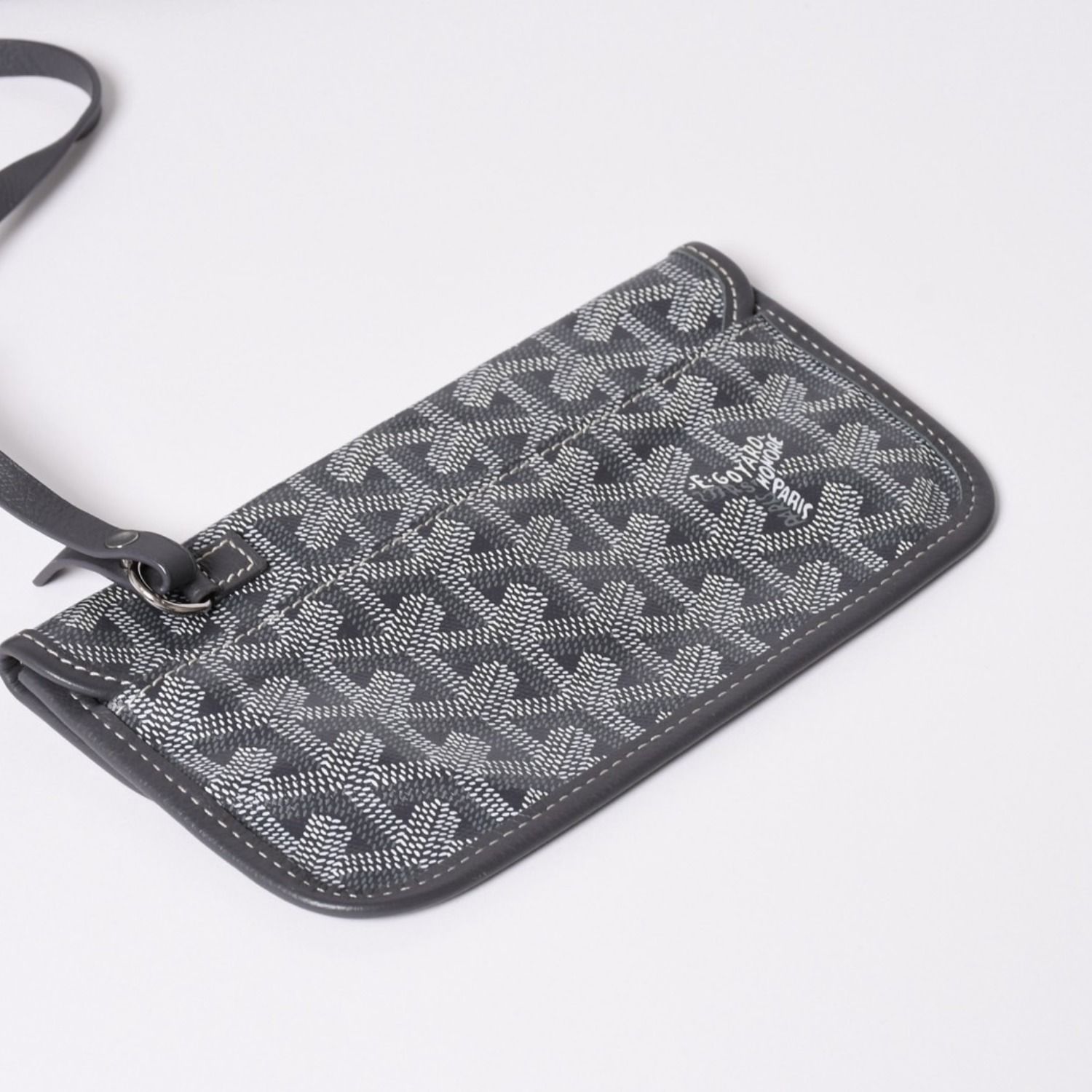 極美品 GOYARD ゴヤール サンルイPM ゴヤールディンキャンバス カーフ 