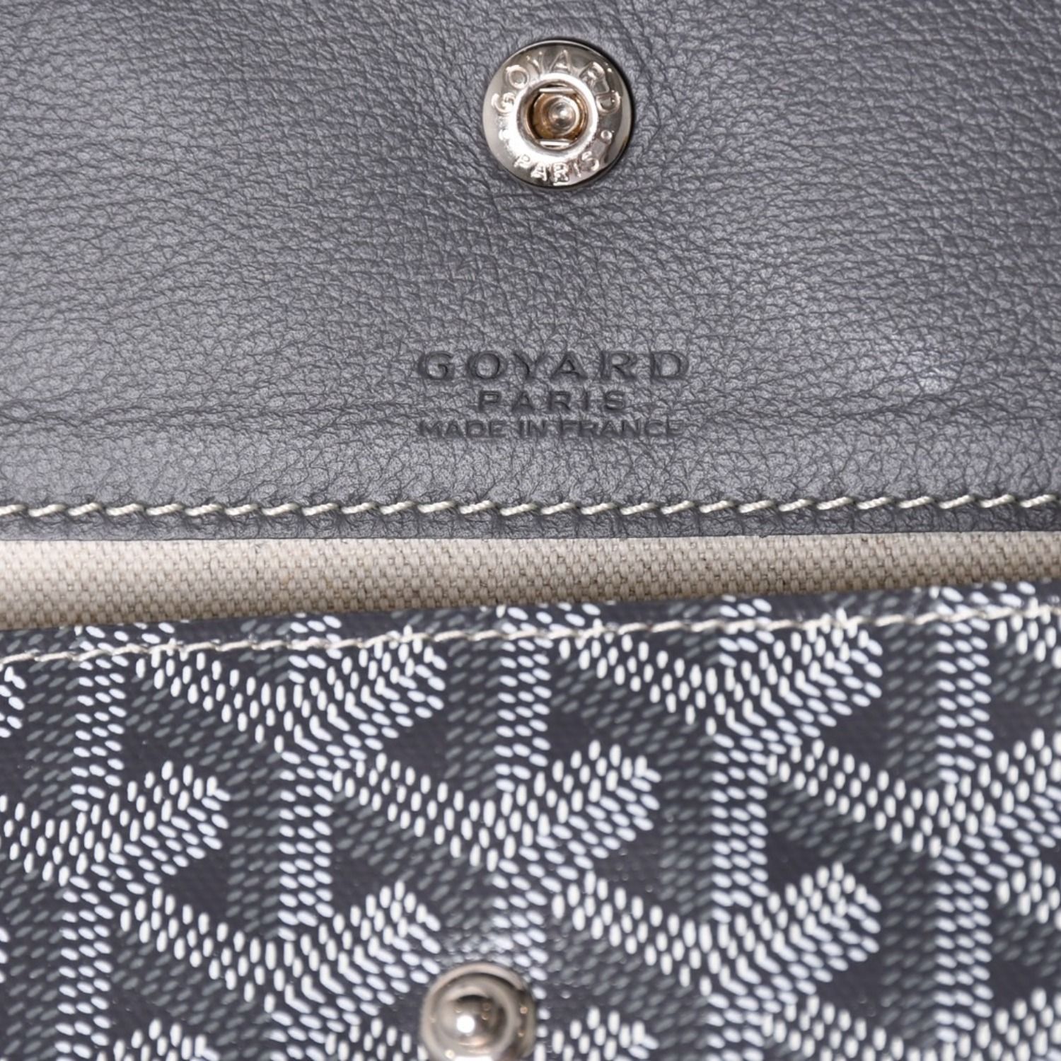 極美品 GOYARD ゴヤール サンルイPM ゴヤールディンキャンバス カーフ 