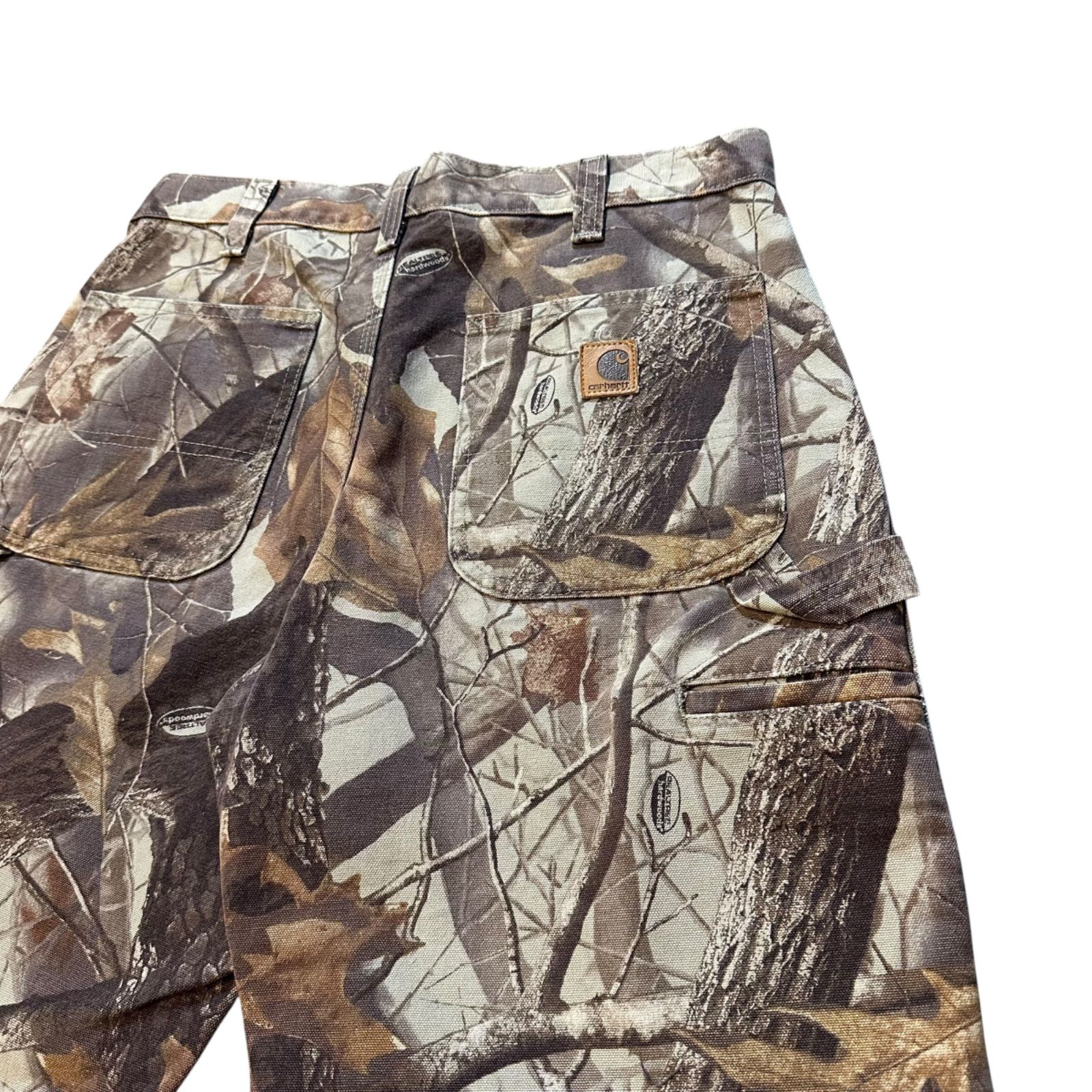 07年 Carhartt リアルツリーショーツ 07' carhatt real tree Hardwoods camo Canvas Work Short カーハート