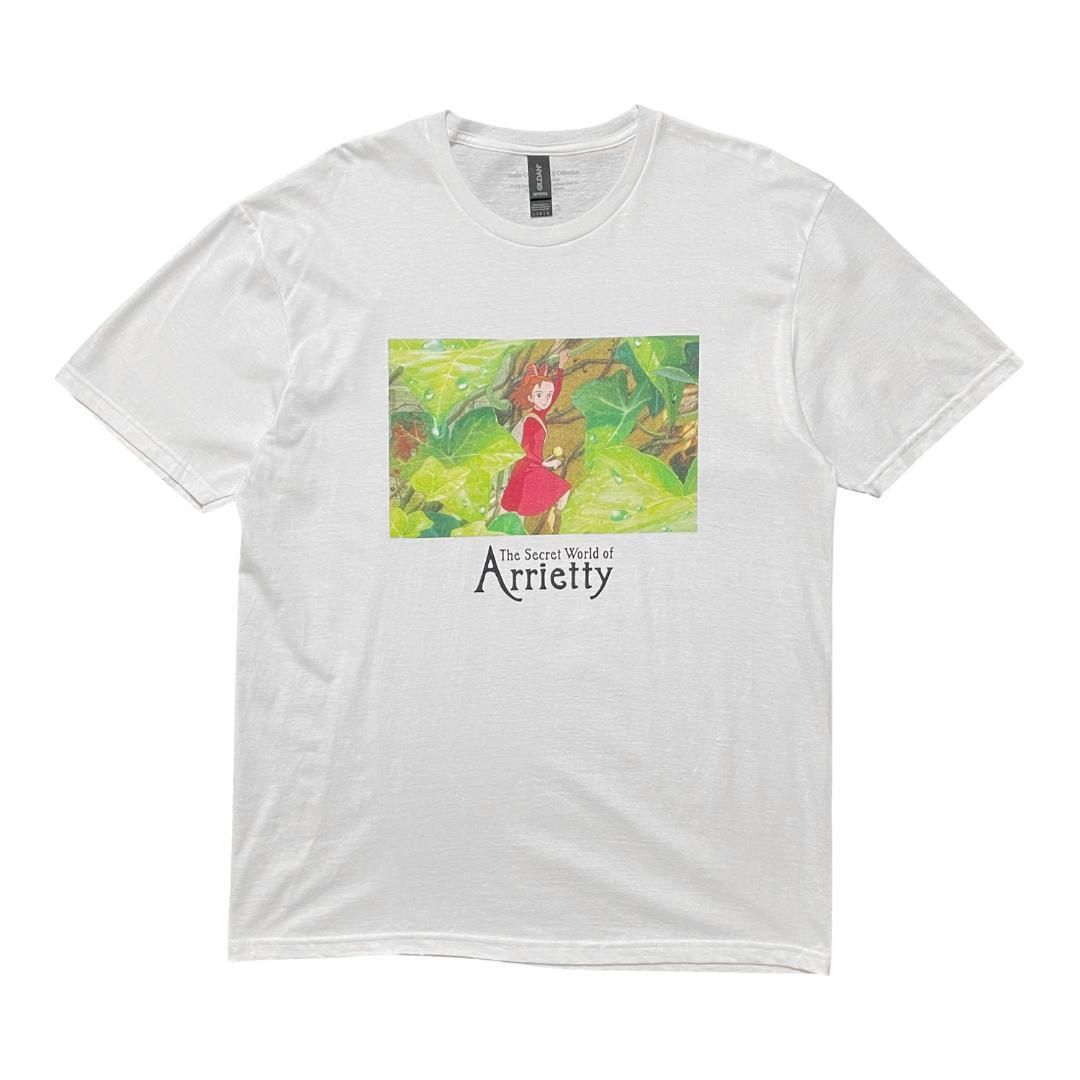 海外版 公式 オフィシャル スタジオジブリ 映画 The Secret World of Arrietty 借りぐらしのアリエッティ Tシャツ メンズXL 宮崎駿 BA4775