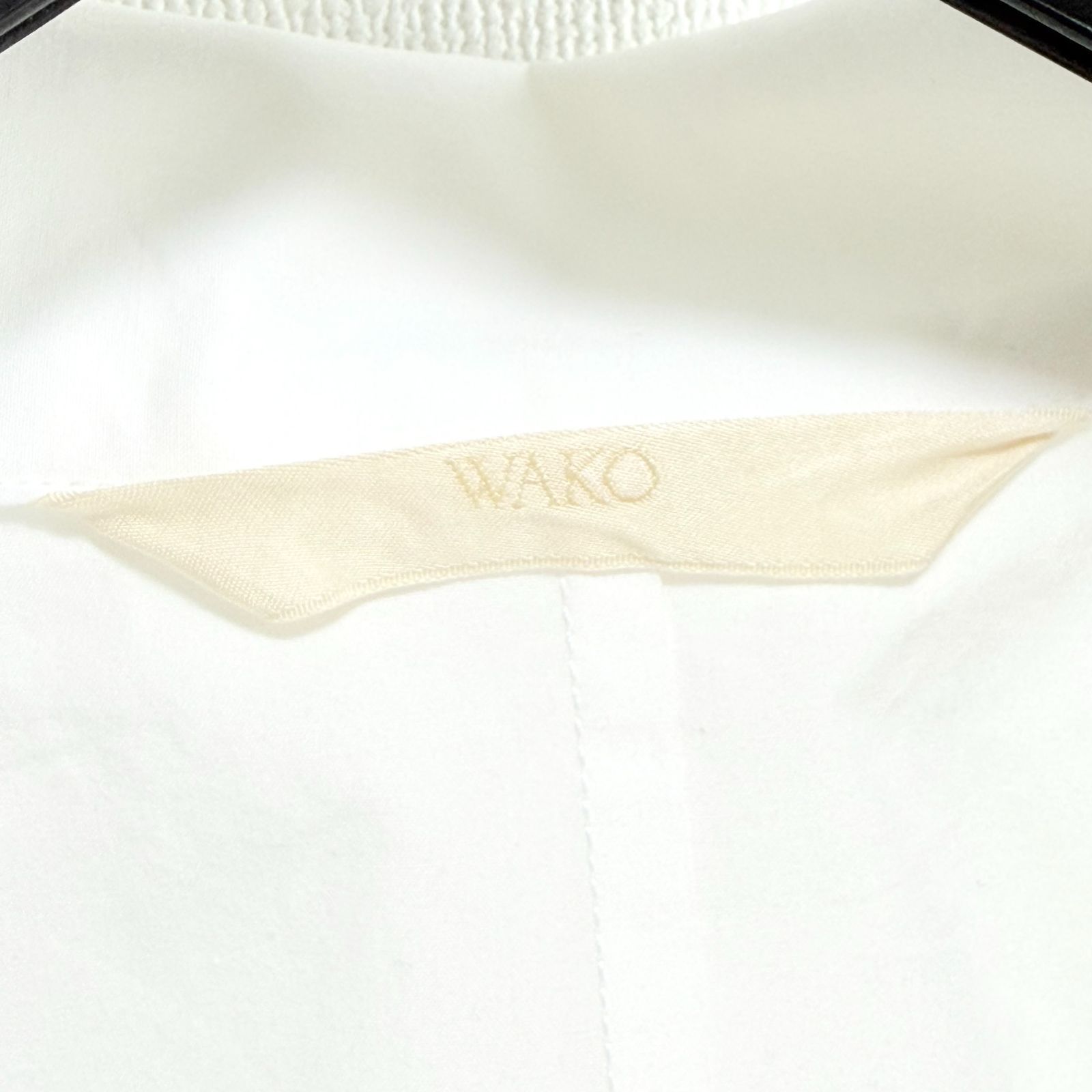 WAKO NEW CLOSET 半袖シャツ ホワイト 白 サポートサーフェス フレア