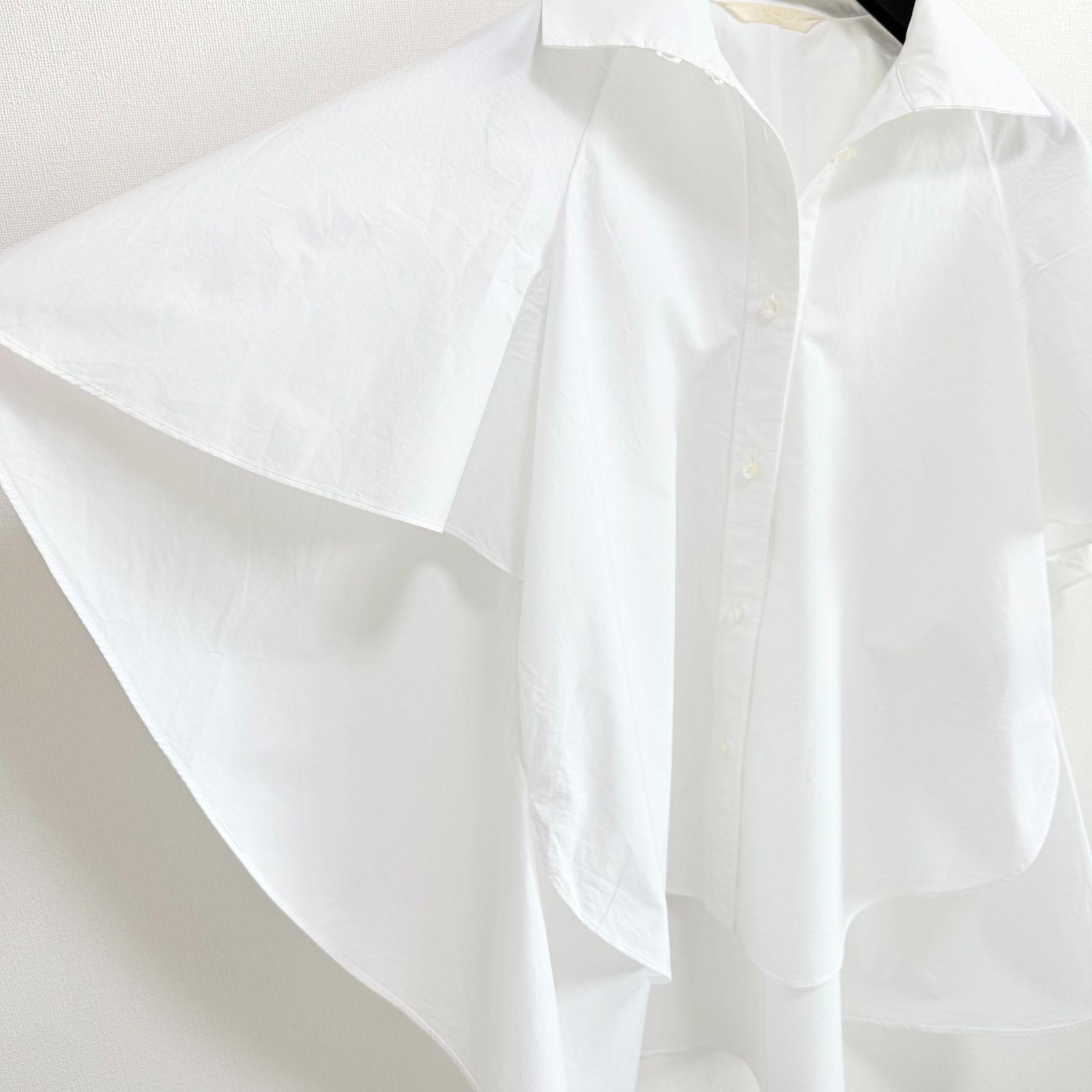 WAKO NEW CLOSET 半袖シャツ ホワイト 白 サポートサーフェス フレア