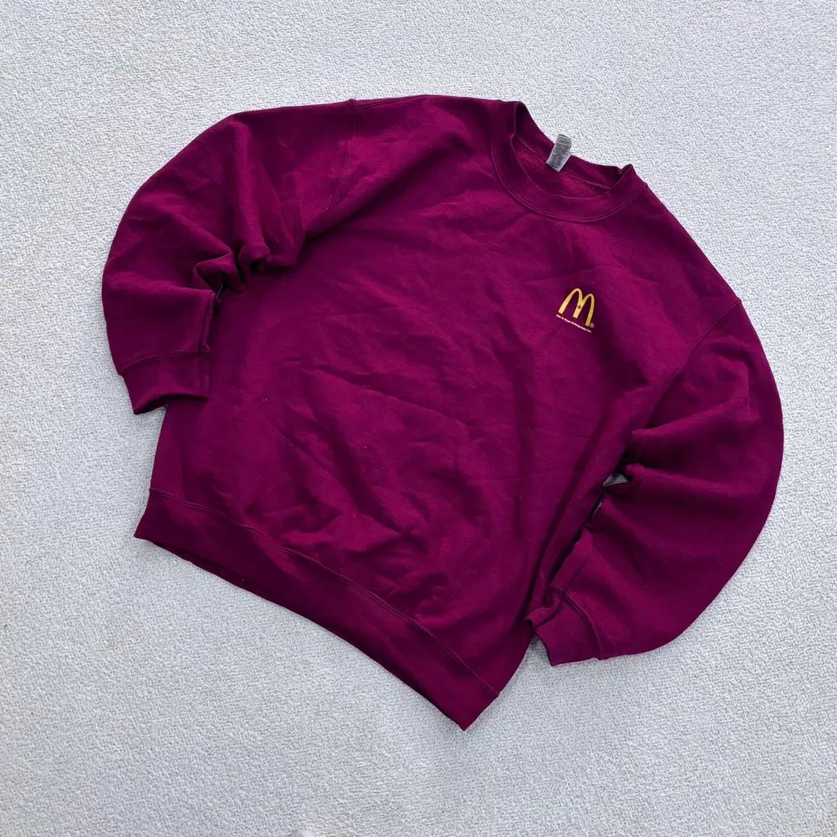 M GILDAN メンズ マクドナルド ロゴ スウェット Tシャツ 0512Y