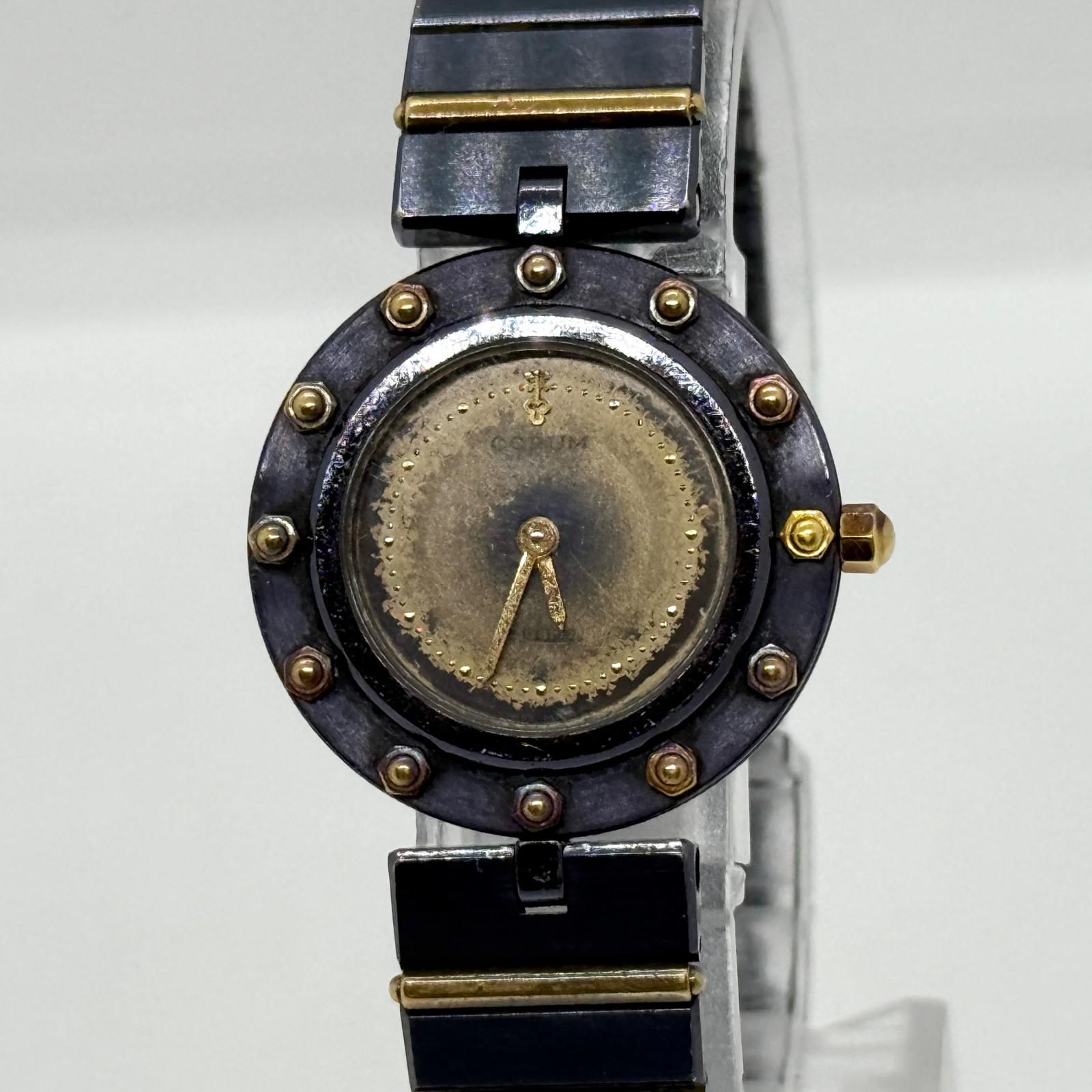 CORUM コルム クリッパークラブ 5530056 ゴールド QZ レディース 腕時計 稼働品