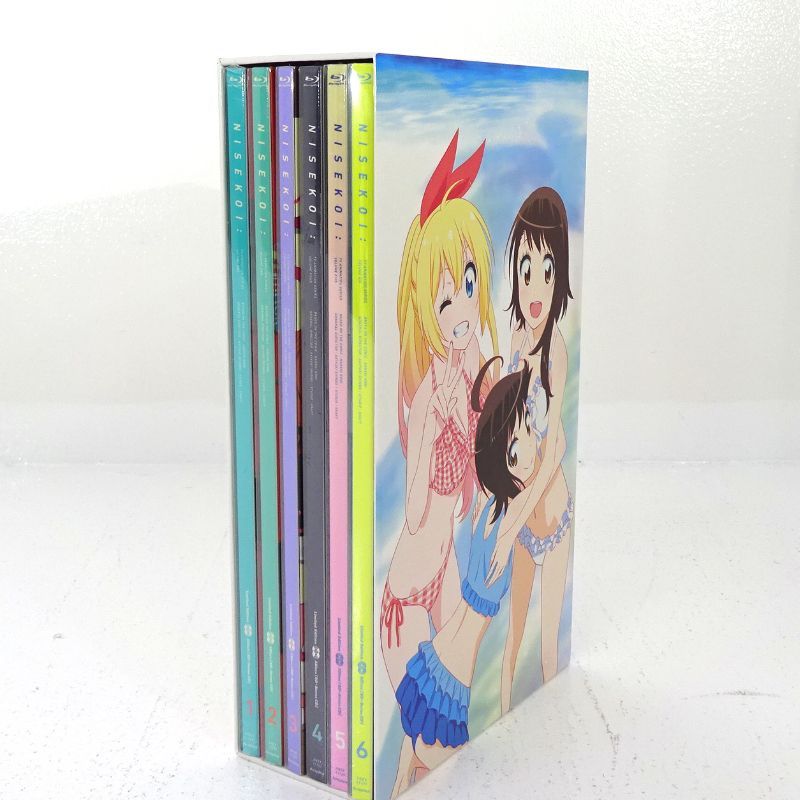 【三重店】ニセコイ 2期 Blu-ray 完全生産限定版 全6巻セット 全巻購入特典BOX付き【309-D335】