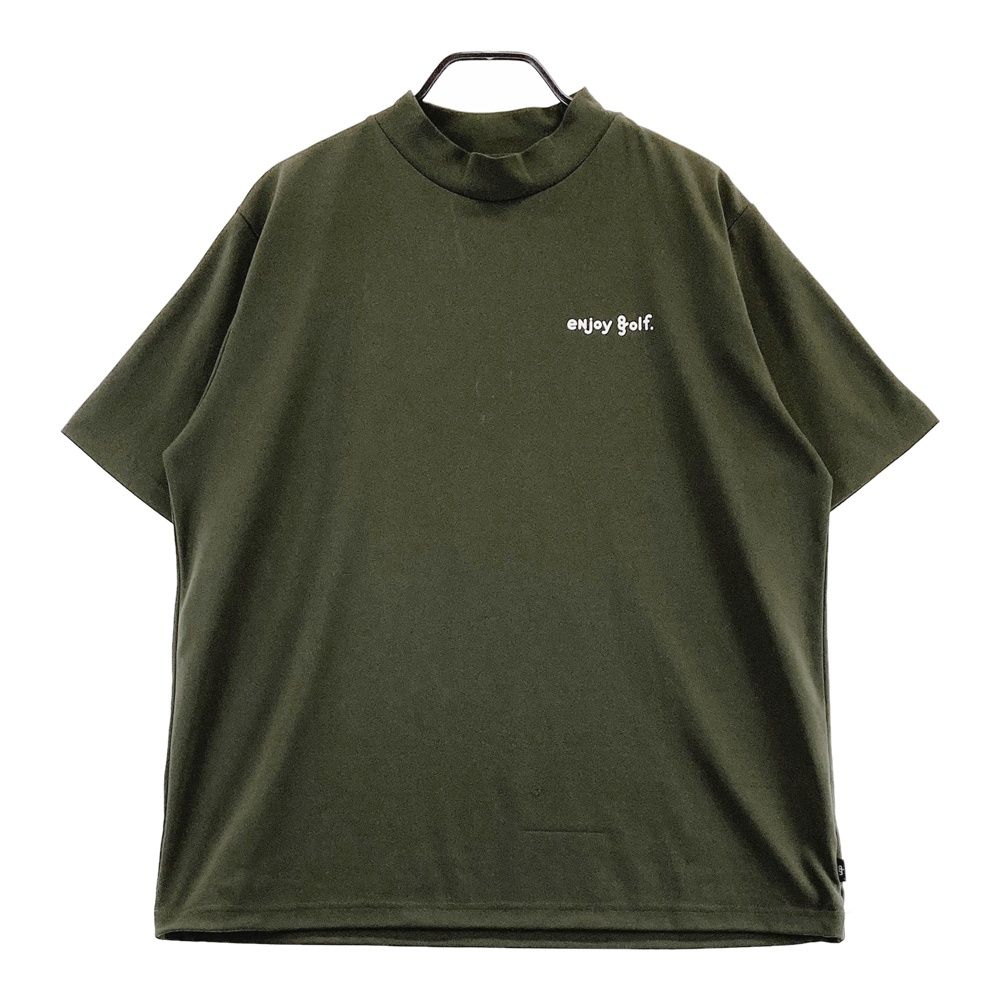 サイズ：XL 8G SHOOT エイジシュート ハイネック半袖Tシャツ カーキ系 [240101677789] ゴルフウェア メンズ ストスト