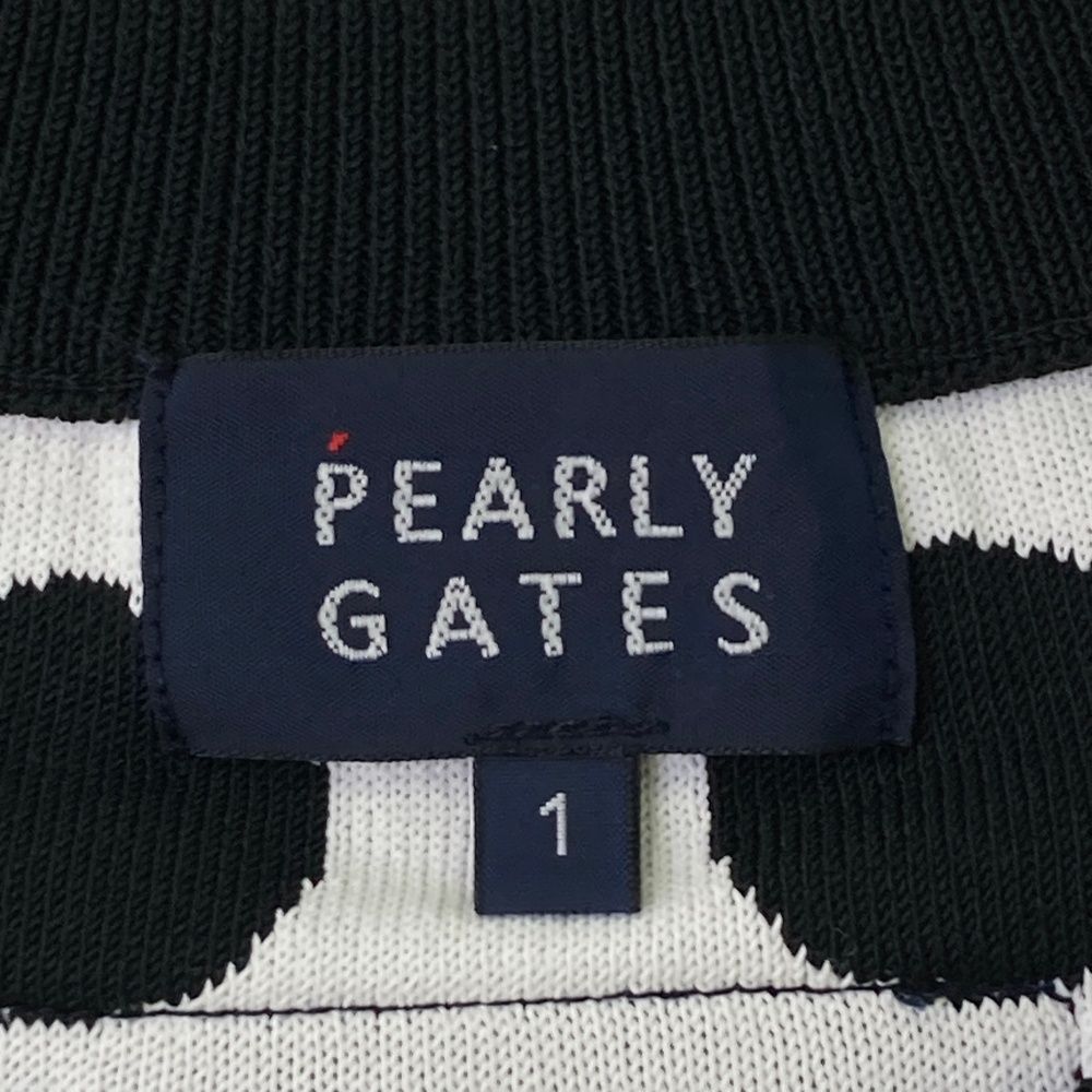 サイズ：1 PEARLY GATES パーリーゲイツ × LINE FRIENDS ニットセーター ドット ししゅう 総柄 ブラック系 [240101688014] ゴルフウェア レディース ストスト