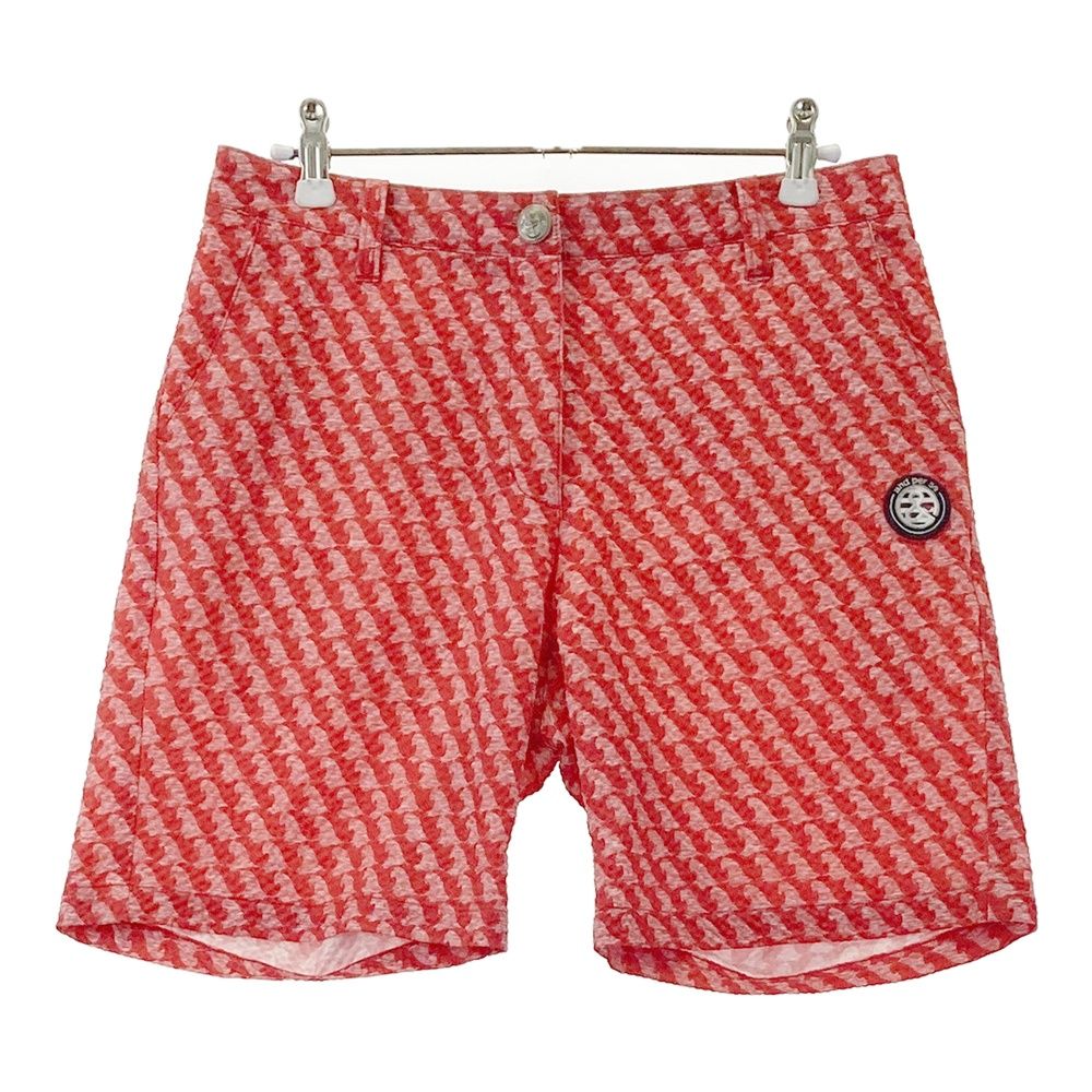 【美品】アンパスィ　ハーフパンツ　シアサッカー サイズ：M AND PER SE アンパスィ ショートパンツ シアサッカー 総柄