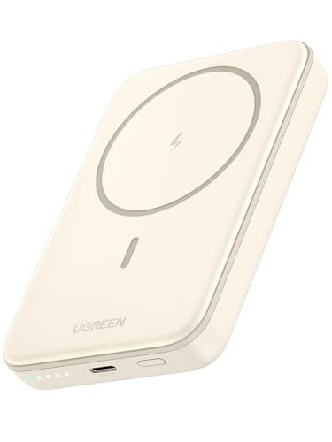 UGREEN Magnetic Wireless Qi 7.5W マグネット式ワイヤレス充電対応 10000mAh 10N超強力な吸着力 コンパクト USB-C入出力 PD 20W 急速充電対応 PSE技術基準適合 お肌に優しいシリコン素材 a6bb645e