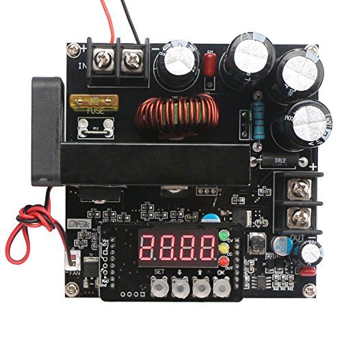 DROK 昇圧トランス DC 数値制御 電源電圧レギュレータ 可変DC 8-60V～10-120V 昇圧コンバータ 昇圧電圧安定器 プログラマブルな定電流電源 15A充電器 LED画面 電圧計 電流計kk ce829b9e