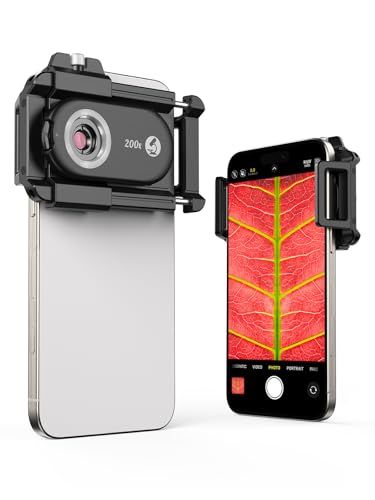 APEXEL 顕微鏡 スマホ顕微鏡 300倍拡大可能 マルチ撮影補充照明LEDライト付き「ミクロ観察を日常に」持ち運び易いマイクロスコープ 99%のスマートフォン対応 生物観察 ミクロ撮影 プレゼント 子供/小学生の誕生日プレゼント「日本語取 26ac9df3