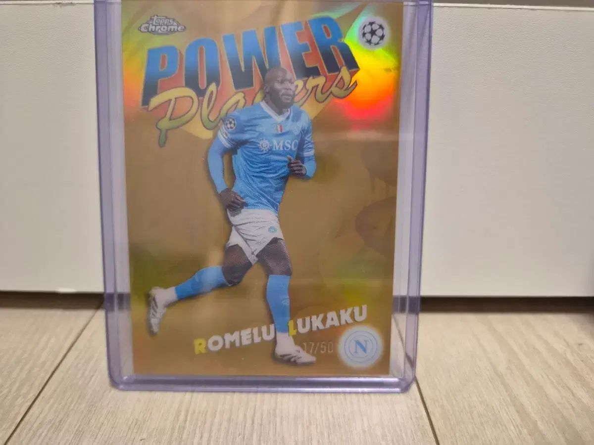 26 Topps ルカク パワープレイヤー サッカー カード 17/50