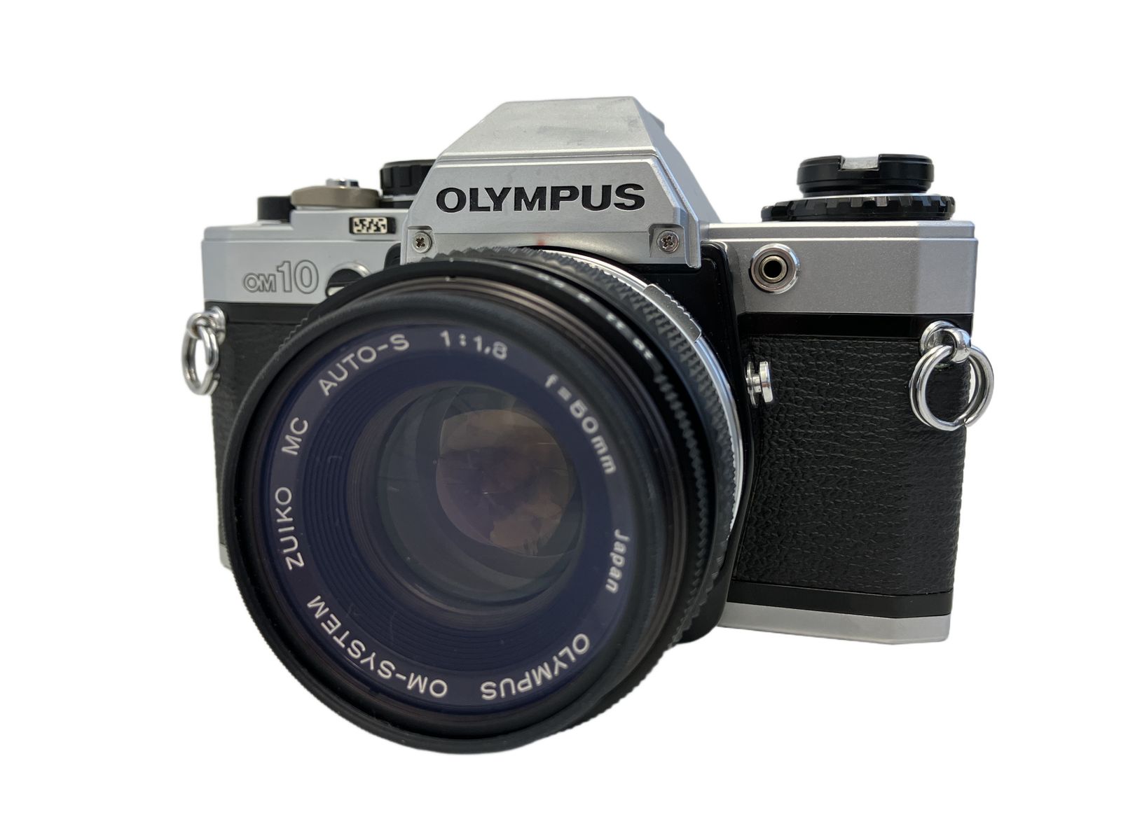 OLYMPUS オリンパス OM10 OM-SYSTEM ZUIKO MC AUTO-S 1:1.8 f=50mm 一眼レフ フィルム カメラ ジャンクZ11213551