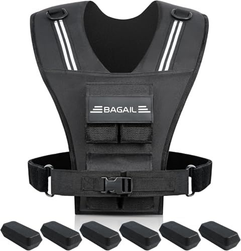 BAGAILウェイトベス ト加重ベスト20LB/30LB/30LB 水洗い可能 重量調節可 おもり ベスト 重り ベスト 重量ベスト 負荷運動 速乾 通気 筋トレ ダンベル 可変式 自重トレーニング 男女兼用wb cac51342