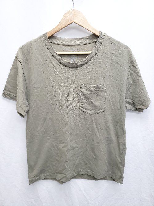 ◇ Sugar spoon シュガー スプーン 半袖 Tシャツ カットソー サイズF カーキ レディース P 【1407100022564】