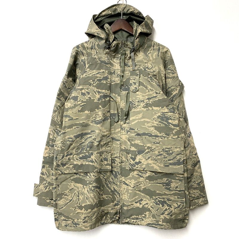 【中古品】 U.S AIR FORCE ユーエス・エアフォース APECS エイペックス ABU DIGITAL TIGER GORE-TEX PARKA デジタル タイガー ゴアテックス パーカ アウター 【146-260515-ya-08-izu】
