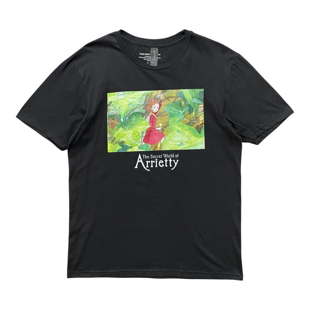 海外版 公式 オフィシャル スタジオジブリ 映画 The Secret World of Arrietty 借りぐらしのアリエッティ Tシャツ メンズM 宮崎駿 BA4776