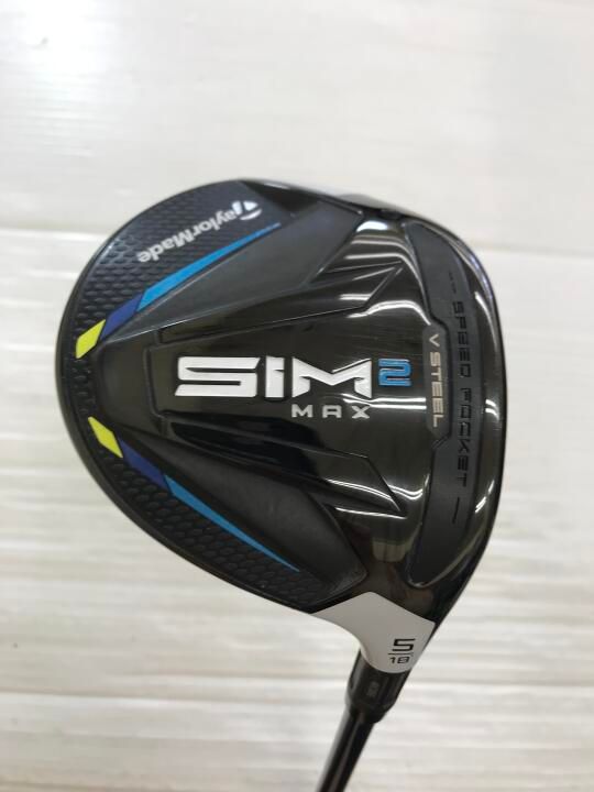 テーラーメイド　SIM2 MAX　18度　TENSEI BLUE TM50(SIM2)　Sフレックス　フェアウェイウッド　中古【最短即日発送】