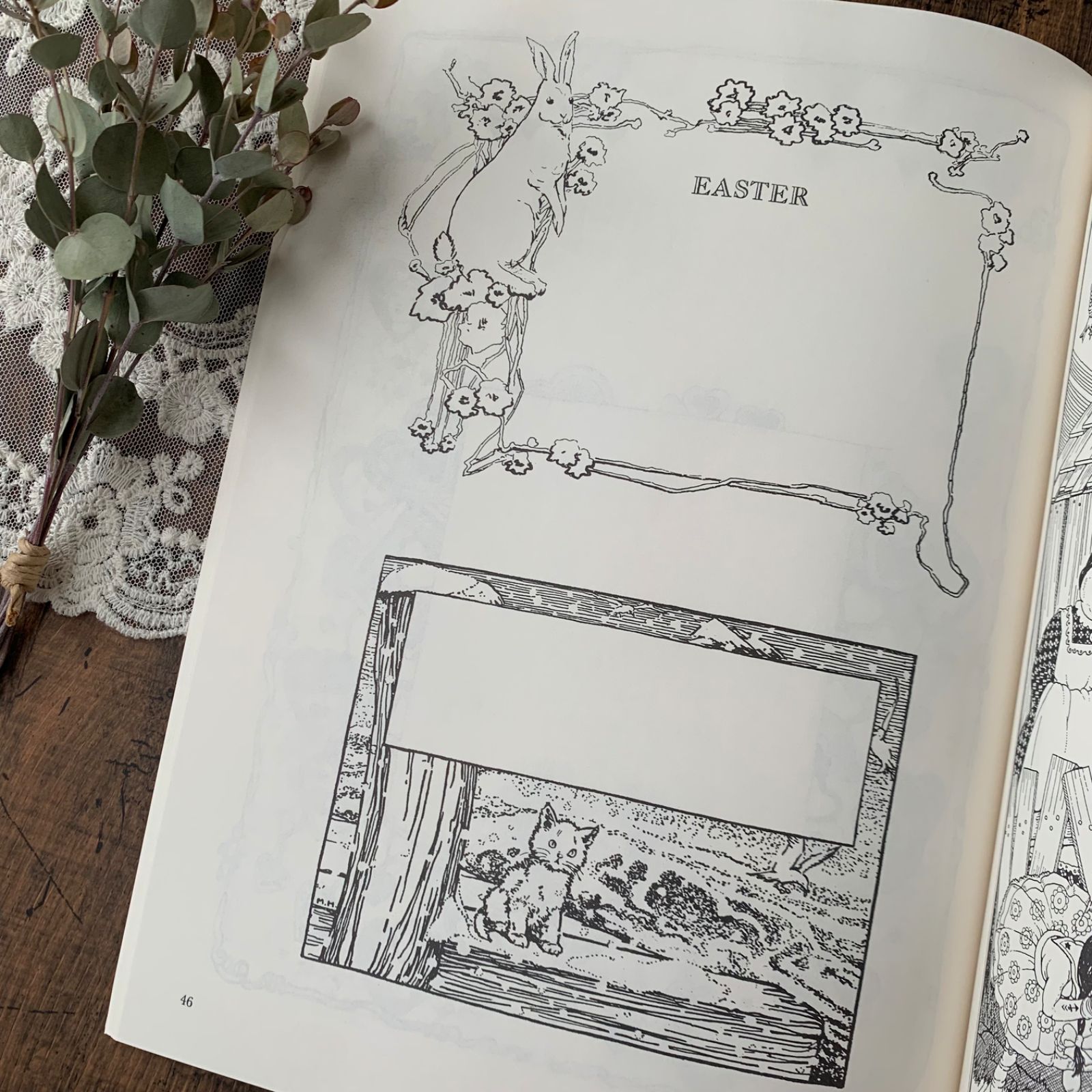 ヴィンテージ 洋書 ヴィクトリアン調 イラスト・挿絵 CHILDREN AND