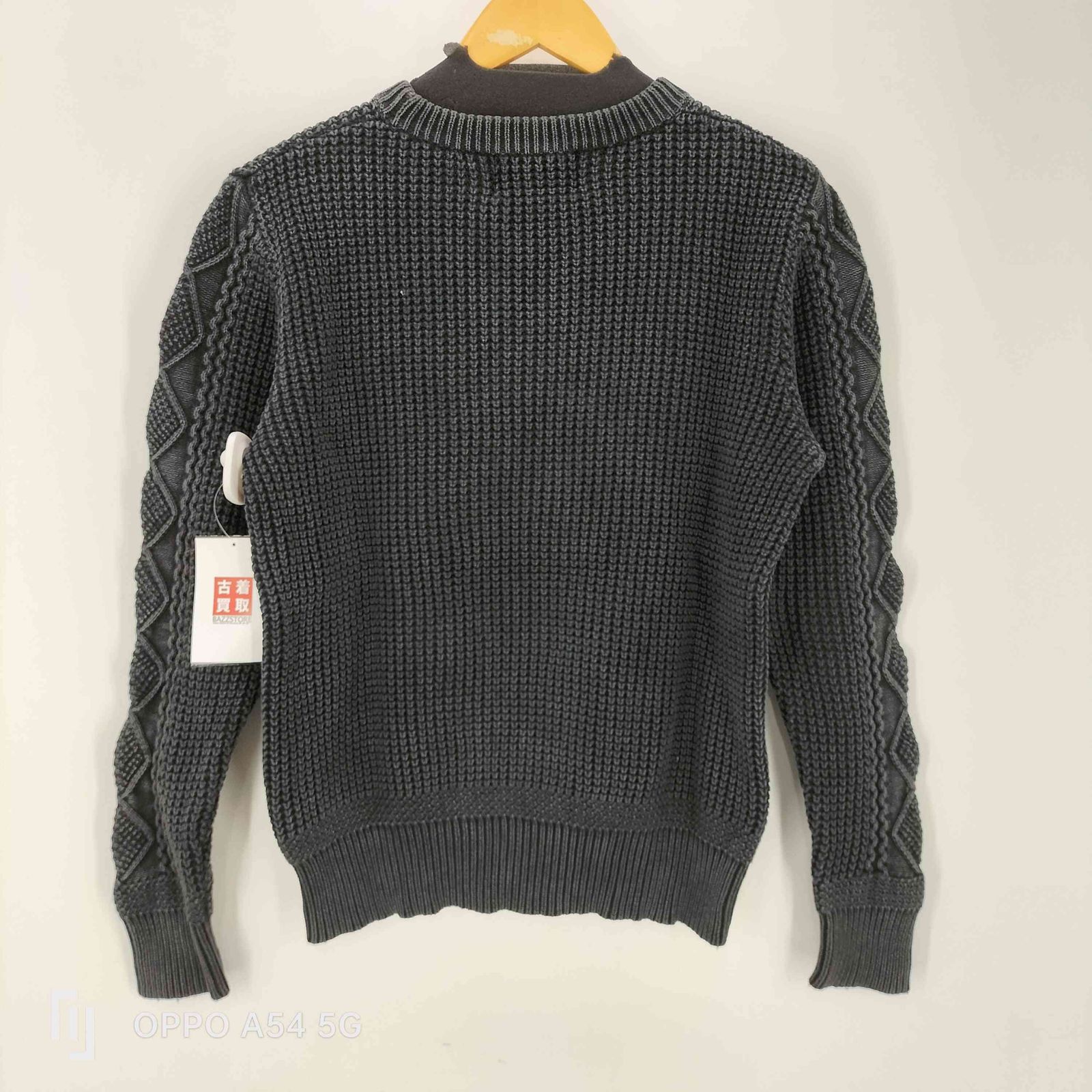 ショット Schott ダルカラー クルーネック コットン ケーブル ニット 