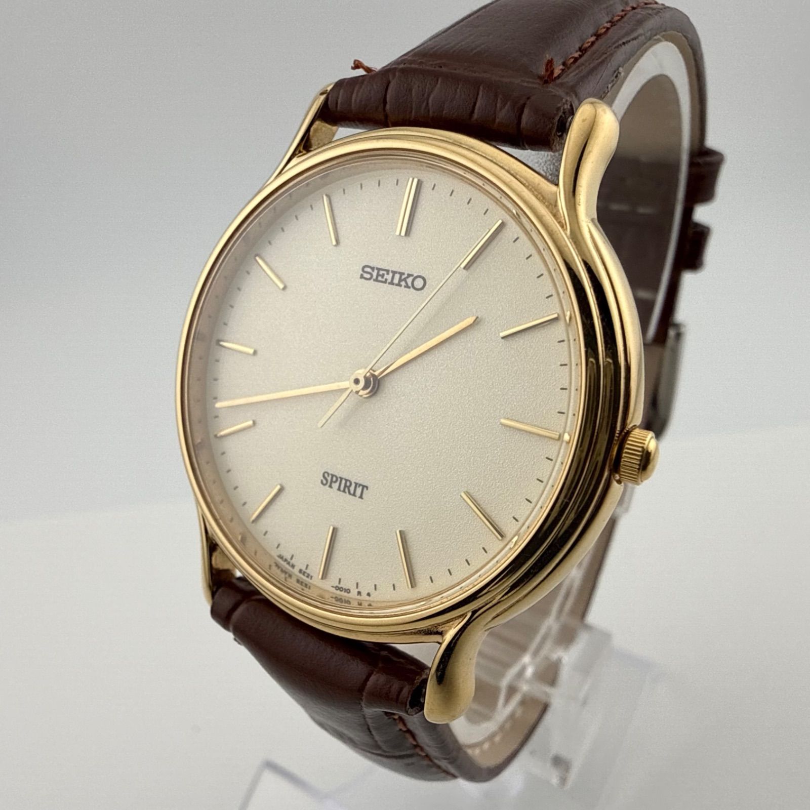 SEIKO セイコー　SPIRIT スピリット　5E21-0010 メンズ　腕時計 クォーツ 稼働品 電池交換済み 【M46】
