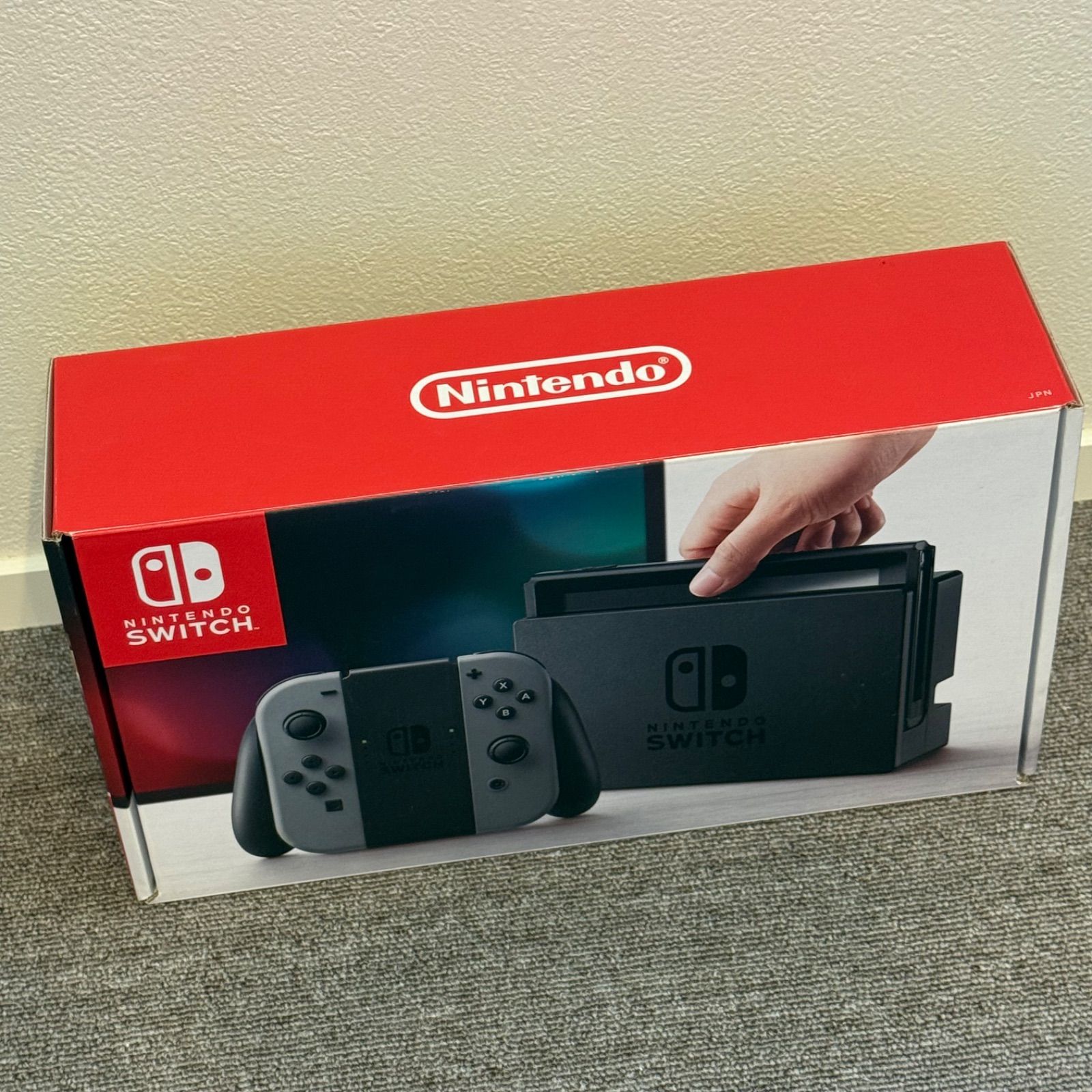 5-039【美品】Switch 本体 旧型 グレー 箱付き 完動品 - メルカリ