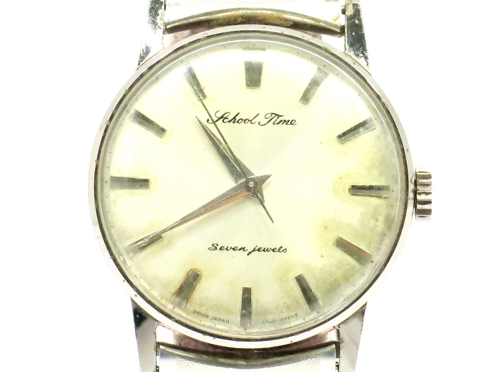 セイコー　スクールタイム　腕時計　ヴィンテージ　メンズ手巻き　6640-9990　7石　SEIKO　18714819