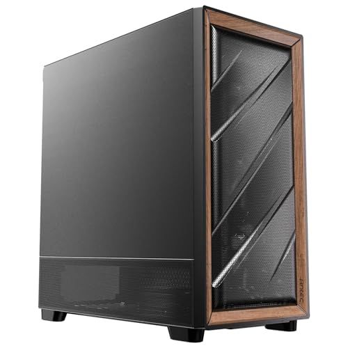 ANTEC FLUXシリーズ FLUX SE 吸音素材と本物の木材を使用した静音タイプのミドルタワーPCケースso eb7aac73