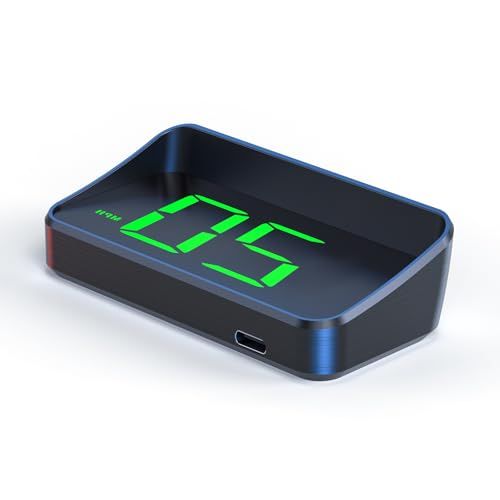 wiiyii HUD GPS スピードメーター車、ヘッドアップディスプレイ、車のデジタルスピードメーター、車の時計、すべての車両に適していますso 4d178c01