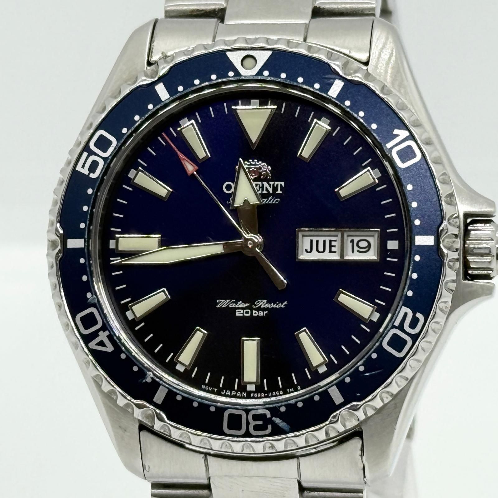ORIENT オリエント スポーツダイバー F692-UAA0 ネイビー AT メンズ 