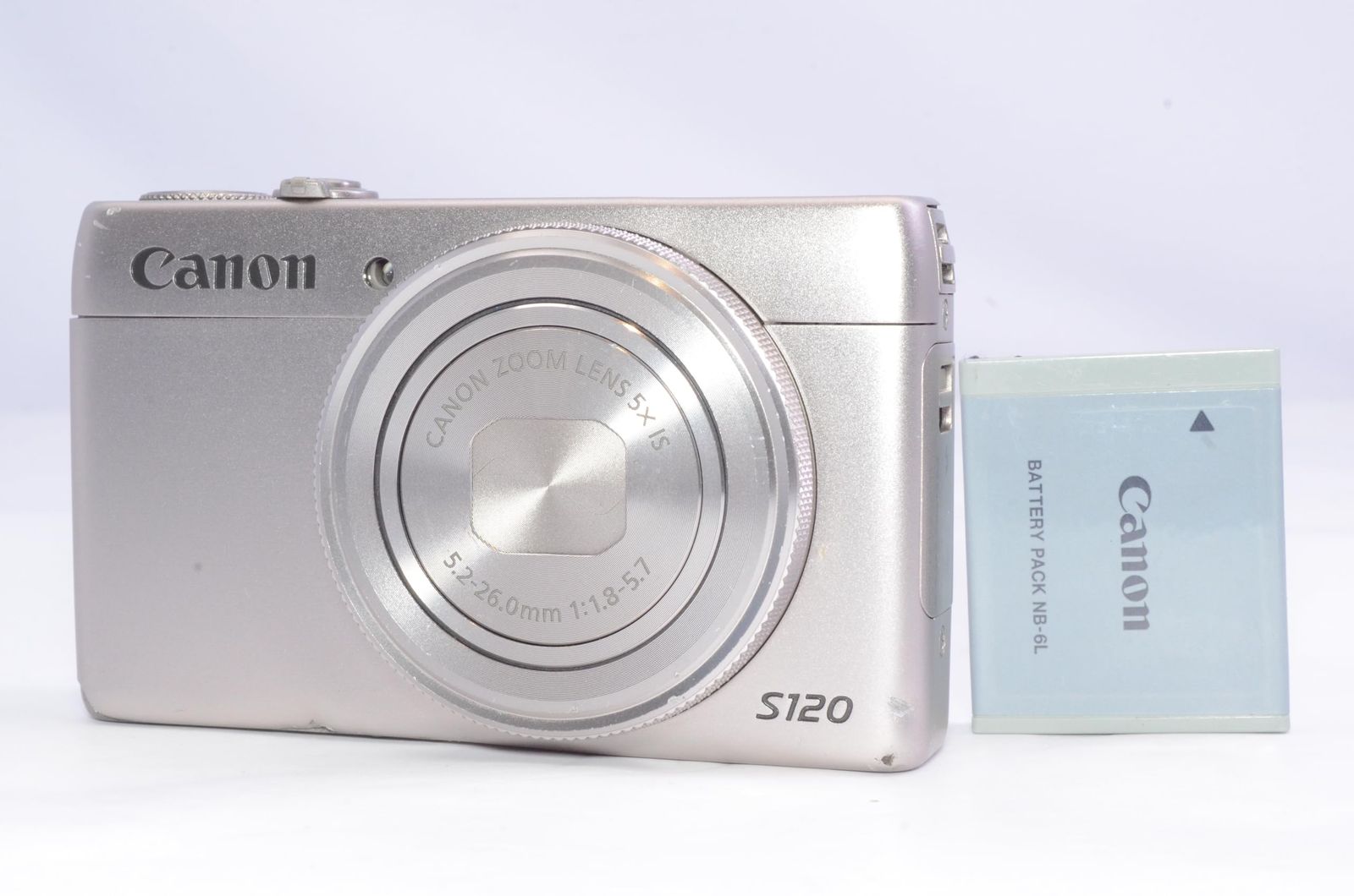 Canon PowerShot S120 シルバー 現状品 動作確認済み バッテリー付